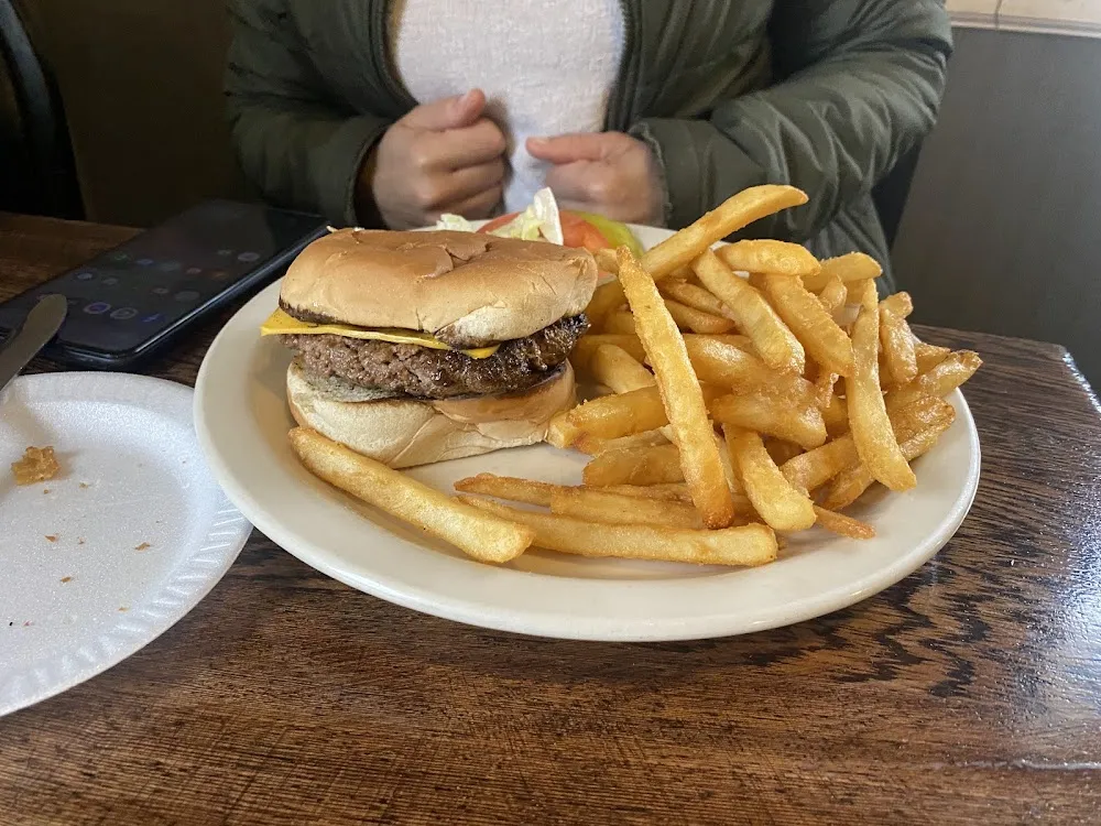 Cheeseburger and Fries